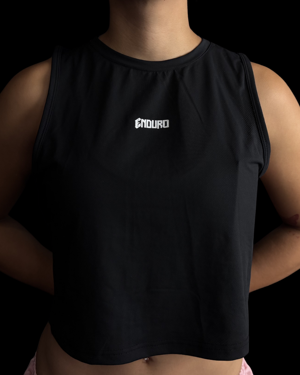 WOMEN CORE THANK - BLACK