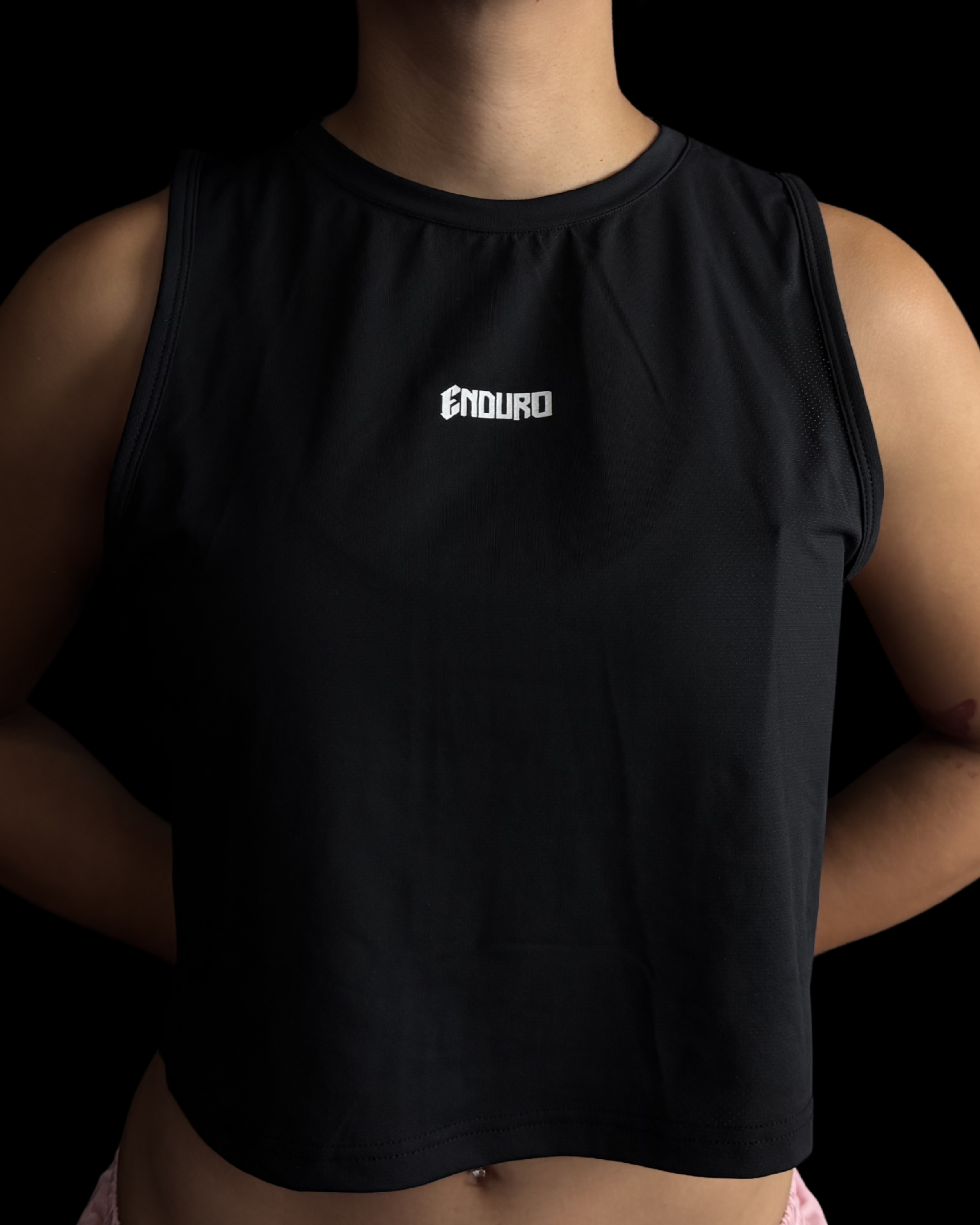 WOMEN CORE THANK - BLACK