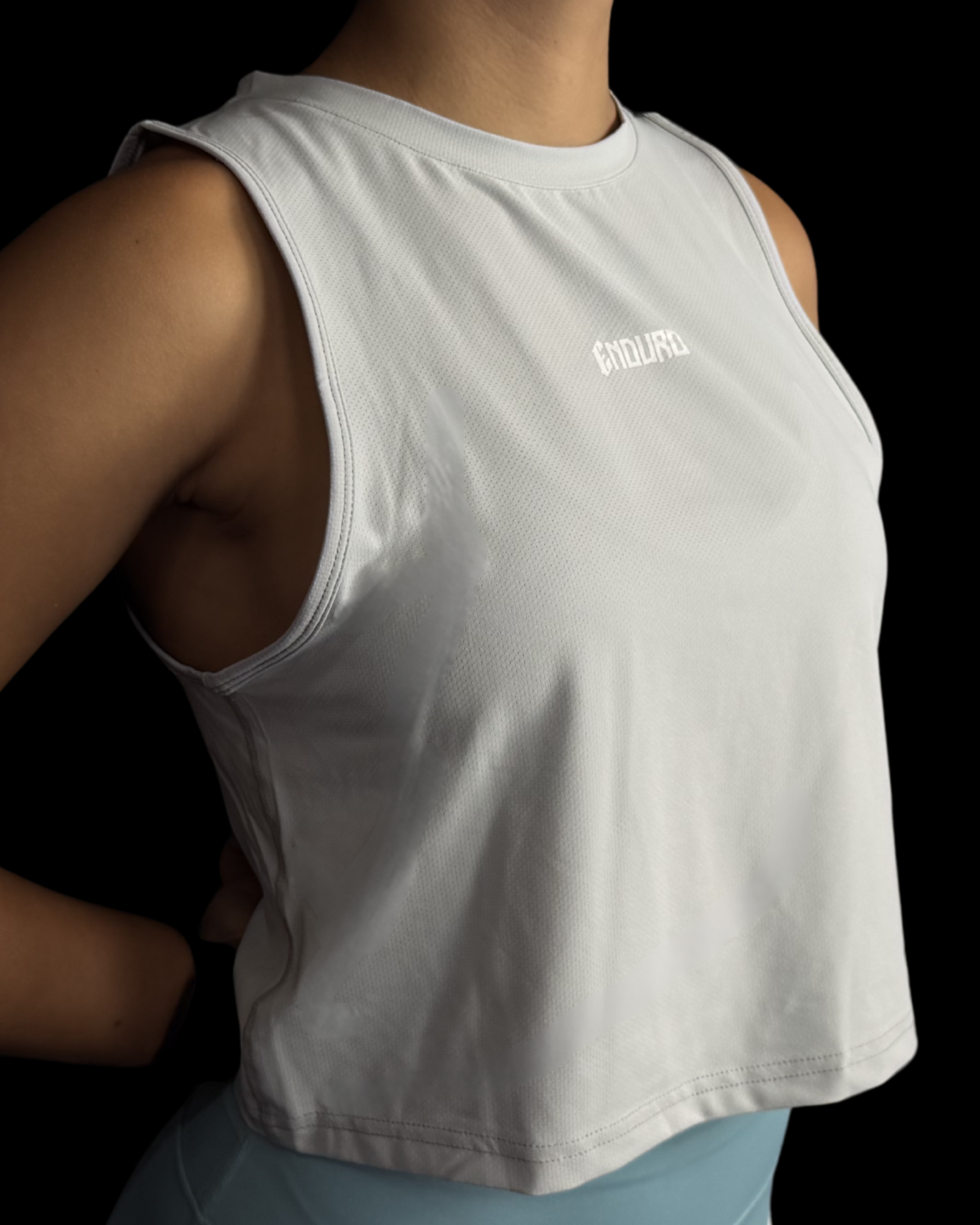 WOMEN CORE THANK - LIGHT GREY