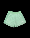 WOMEN GREEN REFLECTIVE RUNNING SHORT