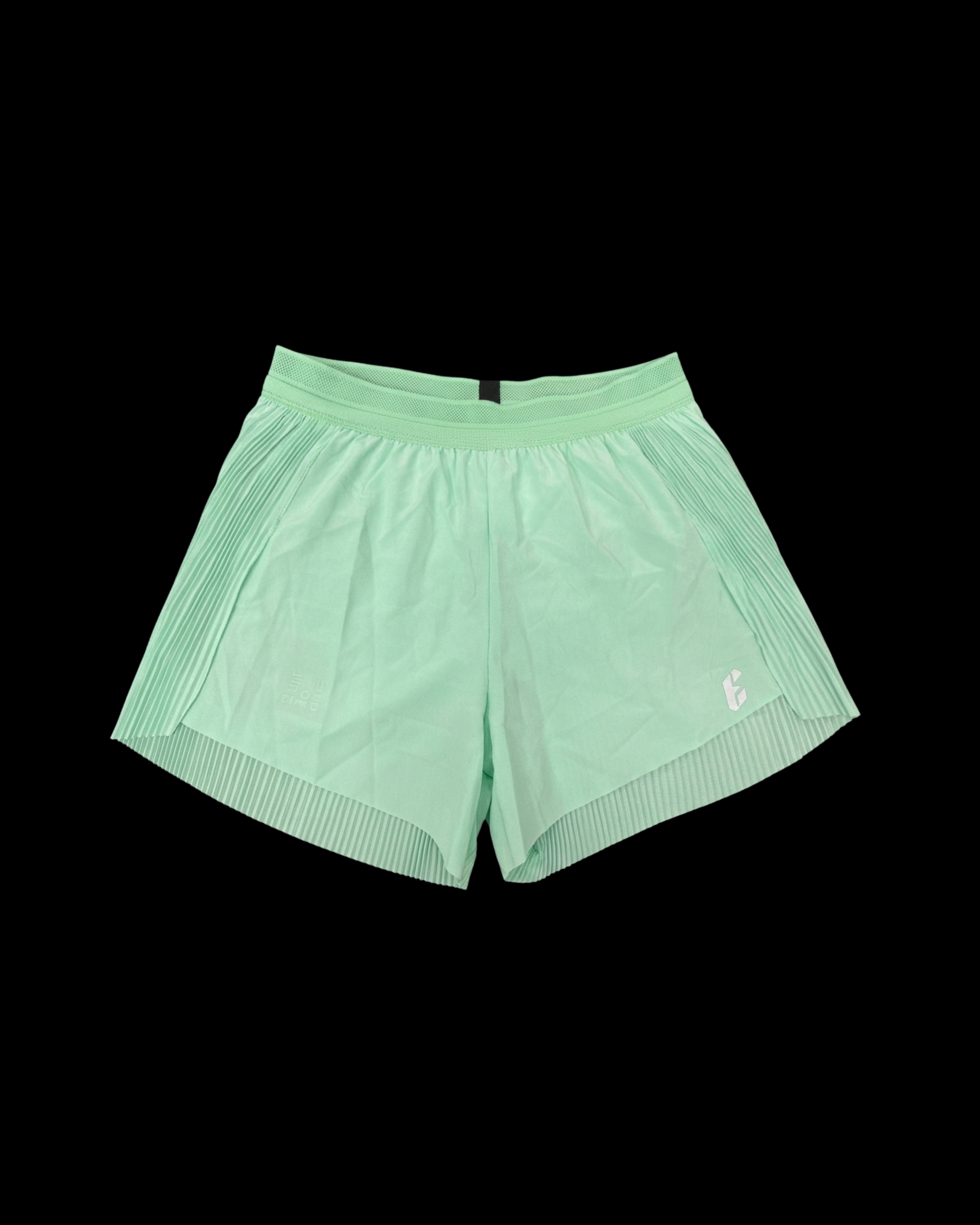 WOMEN GREEN REFLECTIVE RUNNING SHORT