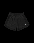 WOMEN BLACK REFLECTIVE RUNNING SHORT